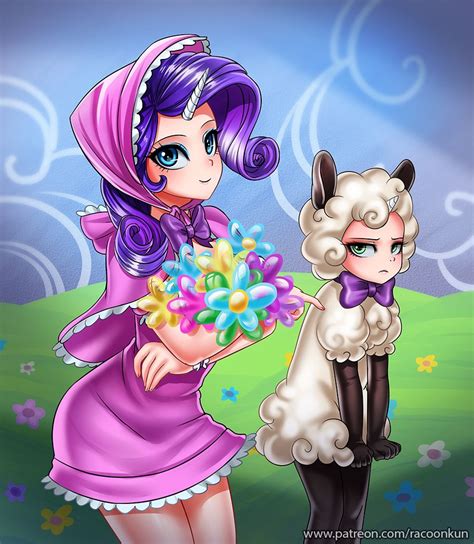 Rarity And Little Sister By Racoonkun My Little Pony Friendship Is