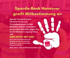 Kundenmeinungen, berichte und erfahrungen zu sparda banken. Sparda-Bank Hannover kündigt ver.di Aktive - Petition ...