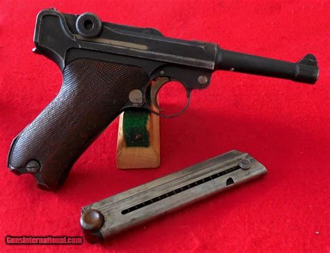 Scarce Dwm Safe And Loaded 1923 Commercial Model Luger Pistol