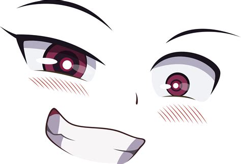 Anime Surprised Face Transparent Wen Drawing The Head In The Front View