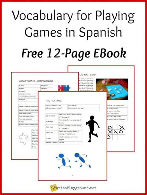 Playing Games In Spanish Vocabulary For Families Spanish Playground