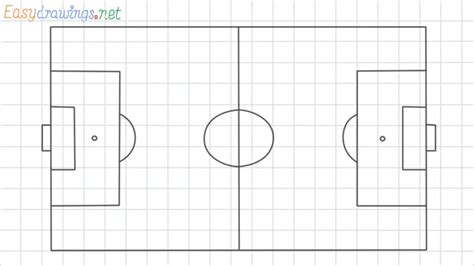 How To Draw A Football Court Step By Step 7 Easy Phase