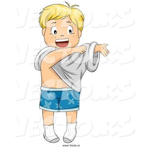 Getting Dressed Wearing Dress Clipart