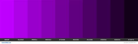 Shades Of Electric Purple Color Bf Ff Hex Hex Colors Purple Color