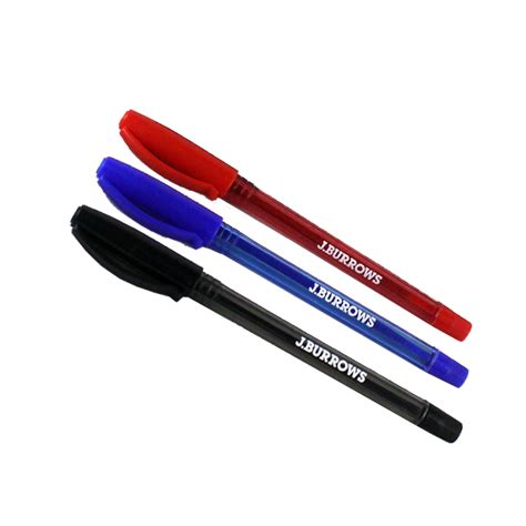 Pens Black Blue Red