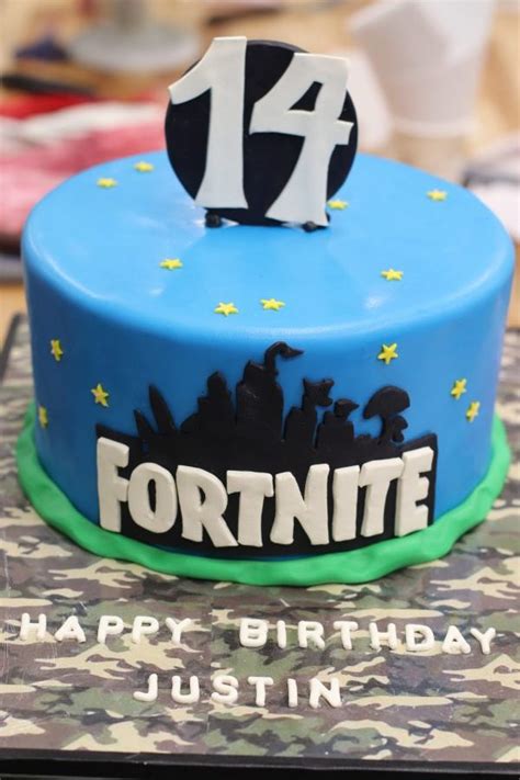 Fortnite Birthday Cake