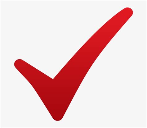 Red Check Mark Png Free Hd Red Check Mark Transparent Image Pngkit My