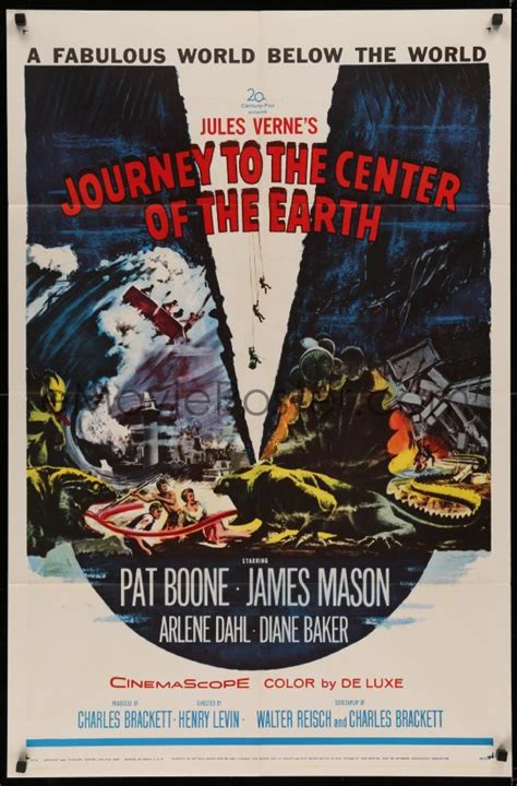 3a0952 Journey To The Center Of The Earth 1sh 1959