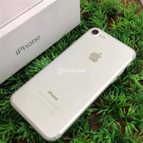 Hp Iphone 7 32gb Bekas Warna Silver Original Lengkap Mulus Murah Di