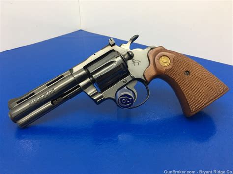 1977 Colt Diamondback 22 Lr Blue 4 Incredible Snake Series Revolver