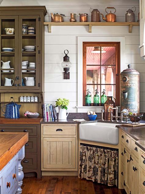 40 Trendy Vintage Kitchen Design And Decor Ideas 2021 Rustic Kitchen