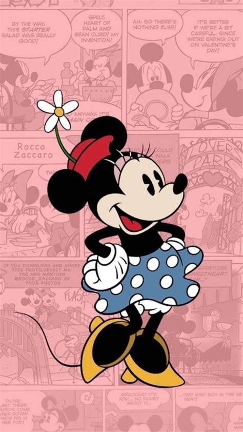 312 Wallpaper Vintage Minnie Mouse Myweb