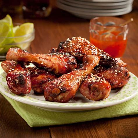 Chicken Drumstick - sticky, yummy & BBQ perfect | Sesame chicken, Chicken, Chicken dishes