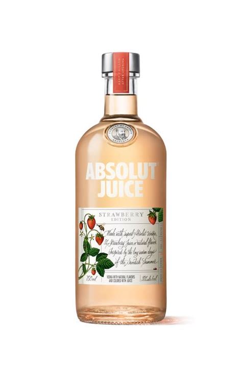 Absolut Juice Edition Strawberry Vodka Reviews 2021