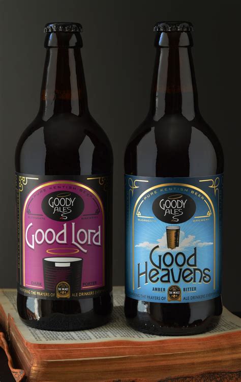 Good Lord And Good Heavens Packaging Design Beer Packaging Creative