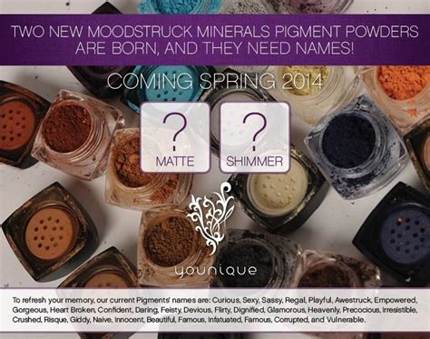 Help Name The Two New Mineral Powder Pigments Younique Mineral