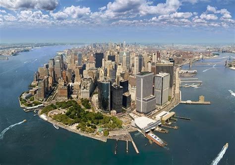 Manhattan Island Aerial Images Aerial Aerial Photo