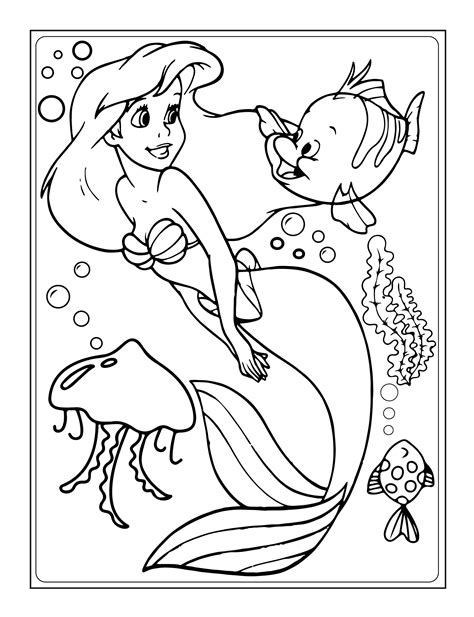 Mermaid Coloring Book 100 Pages Etsy