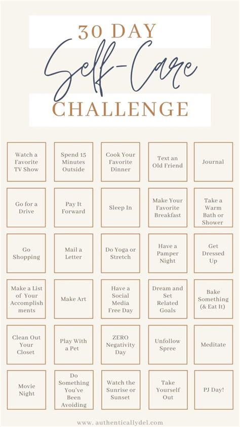 70 Best 30 Day Challenge Ideas To Better Yourself Authentically Del