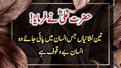 Hazrat Ali R A Heart Touching Quotes In Urdu Part 67 Most Precious