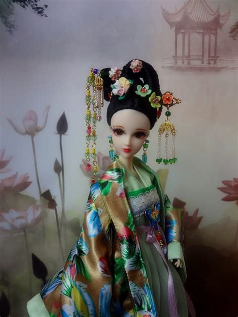 12 Collectible Chinese Dolls Traditional Girl Bjd Doll With 3d Eyes Flexible 12 Joints Body