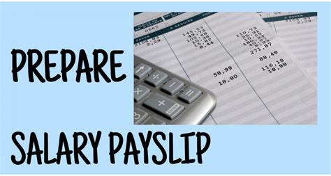 Sample Payslip Template for Employees – Blogger's Tale