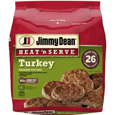 Jimmy Dean Heat N Serve Turkey Sausage Patties Oz Instacart