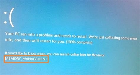 Windows 7 Crashing With Blue Screen Memory Management Bunaxrex