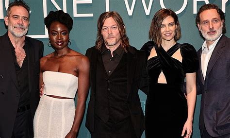 The Walking Deads Lauren Cohan Norman Reedus And Andrew Lincoln Promote Spin Off Shows Daily
