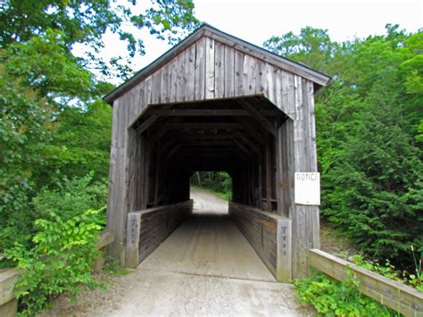 Vermont Covered Bridge 45 13 03 Kidder Hill Windham County Travel