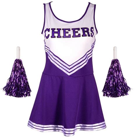 Cheerleader Costume Fancy Dress Outfit High School Dance Uniform Halloween Ebay