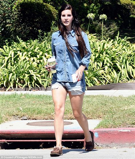 Lana Del Rey Misses The Mark In Dated Double Denim As She Flashes Her