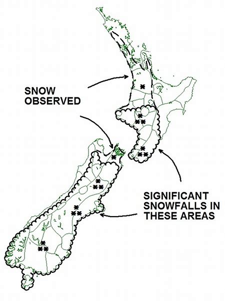 Capitalclimate New Zealand Snow Once In 50 Year Event