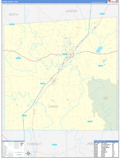 Maps Of Jones County Mississippi