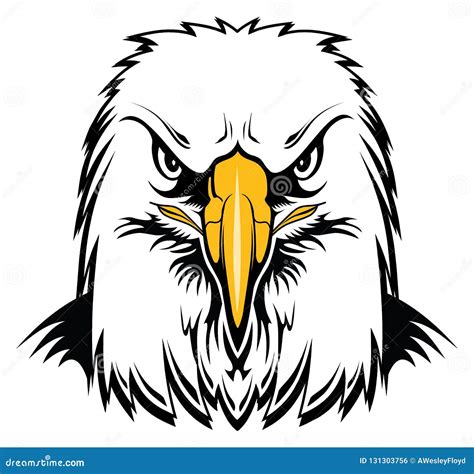 Eagle Head Icon From Usa Collection Simple Line Eagle Head Icon For