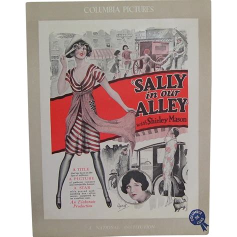 These cookies may be set through our site by our advertising partners. 1927- 1928 Columbia Pictures Movie Poster Page Sally In ...
