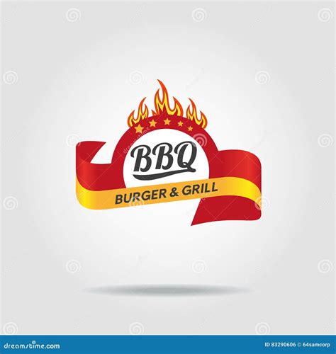 Bbq Grill Badge Vector Illustration 83290606