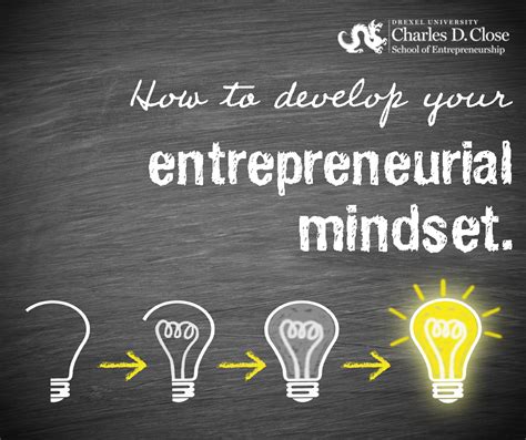 How To Develop Your Entrepreneurial Mindset Close School Of