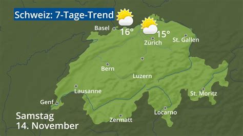Kein ende der instabilen wetterlage in sicht. Schweiz: Wie wird das Wetter?: Video 7-Tage-Trend: Bern ...