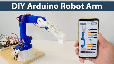 6dof Robot Arm 6 Axis Aluminum Robotic Arm W Servos Finished Version