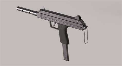 Borz Sub Machine Gun 3d Model 23 Obj Max Fbx Free3d