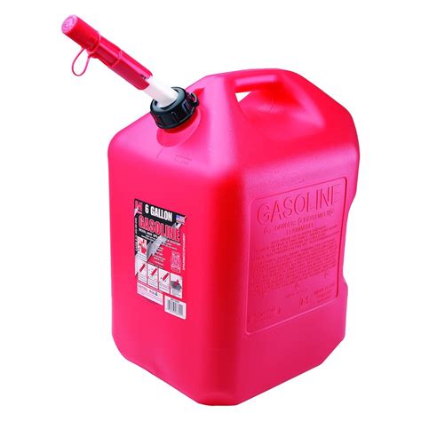 Midwest Can Company® 6600 6 Gal Gasoline Can
