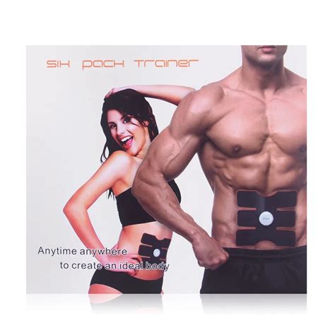 Smart Ems Wireless Electric Massager Abdominal Muscle Toner Abs Fit Muscle Stimulator Abdominal