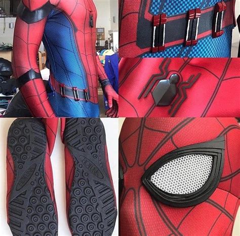 Spider Man Suit Homecoming Advanced Etsy Spiderman Homecoming Suit