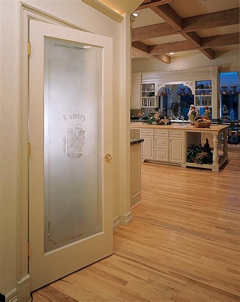 The garage door closes down to the floor, hesitates and reverses back up to the open position. Pantry Door | Glass doors interior, Glass door, Doors interior