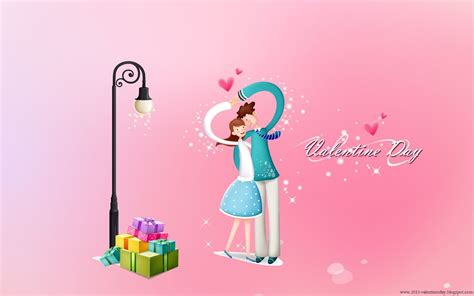 Cute Cartoon Couple Love Hd Wallpapers For Valentines Day ~ Valentines