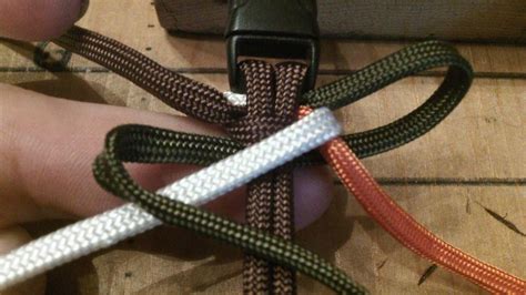 How to braid four strands of paracord. DIY 4 Strand Paracord Braid DIY Projects Craft Ideas & How To's for Home Decor with Videos