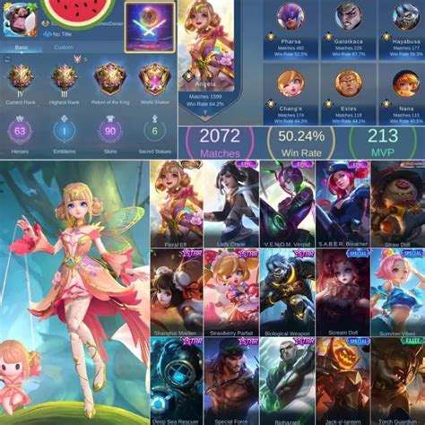 Mobile Legends Acc Angela Main Lazada Ph