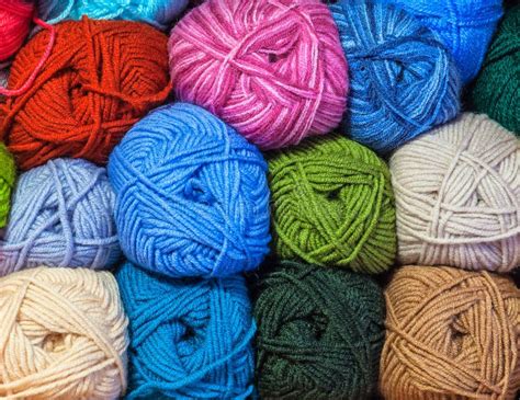 Colored Woolen Thread Stock Image Image Of Cultures 74610299