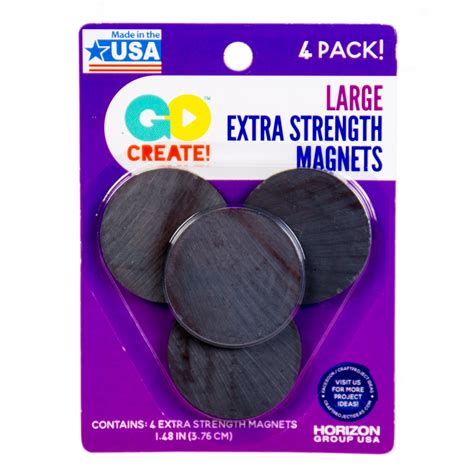 Go Create Large Extra Strength Magnets 4 Magnets Total